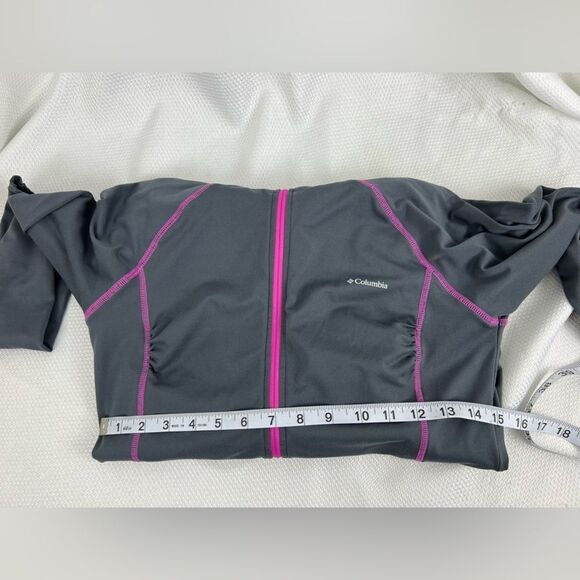 Columbia Womens Full Zip Hooded Long Sleeve Jacket Pockets Gray Size XSmall - Picture 10 of 11